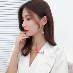 Bông Tai Tòn Teng Chùm Hoa Xà Cừ Dạng Móc